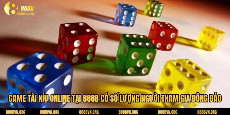 Game tài xỉu online tại 888b có số lượng người tham gia đông đảo