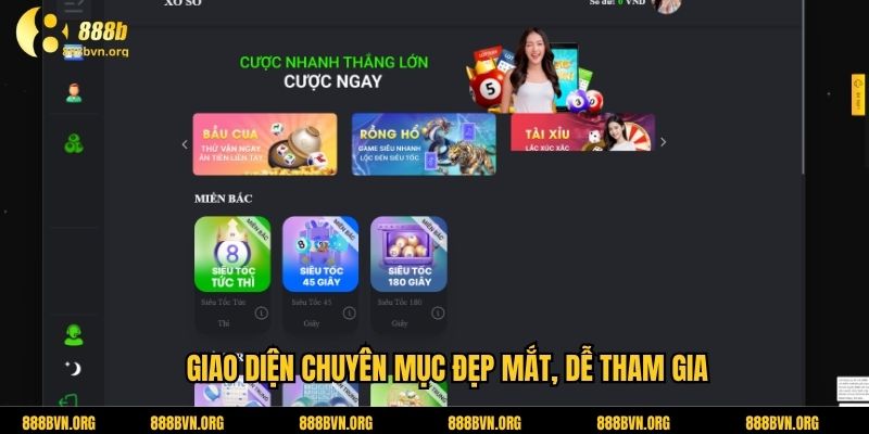 Giao diện chuyên mục đẹp mắt, dễ tham gia